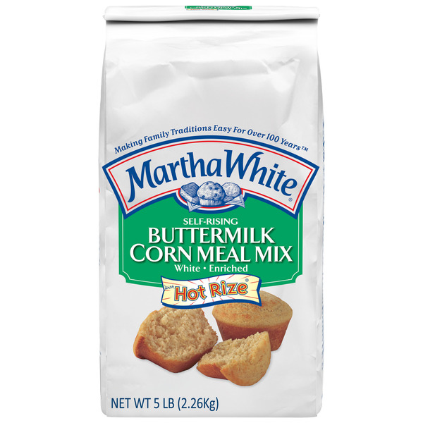 Martha White Self Rising Buttermilk Corn Meal Mix with Hot Rize, 5