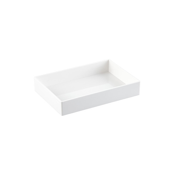 Poppin Medium White Accessory Tray