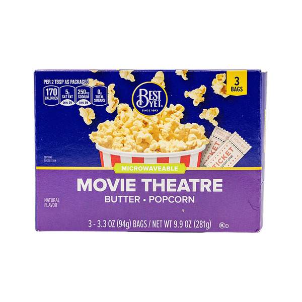 Best Yet Movie Theatre Butter Popcorn