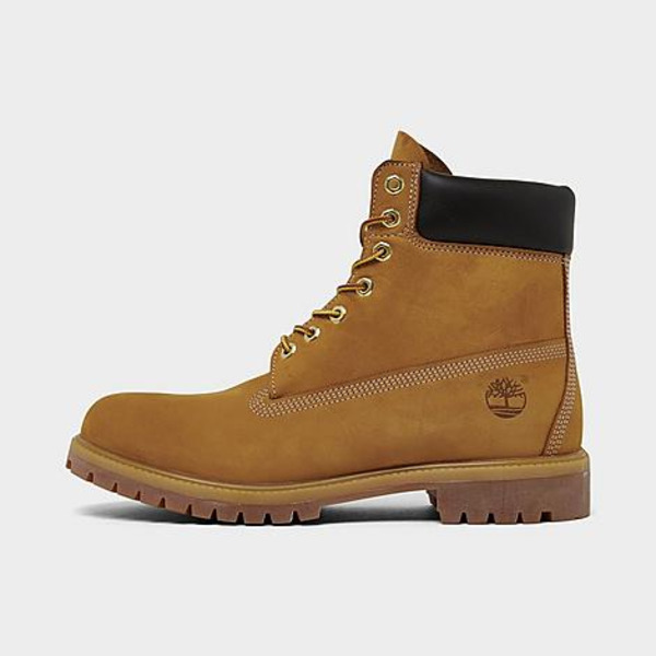 Timberland Men's Premium Waterproof Boots, Size 8.5 - Wheat