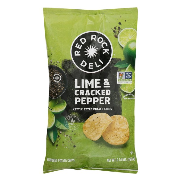 Red Rock Deli Lime & Cracked Pepper Potato Chips (6.875 oz) Instacart