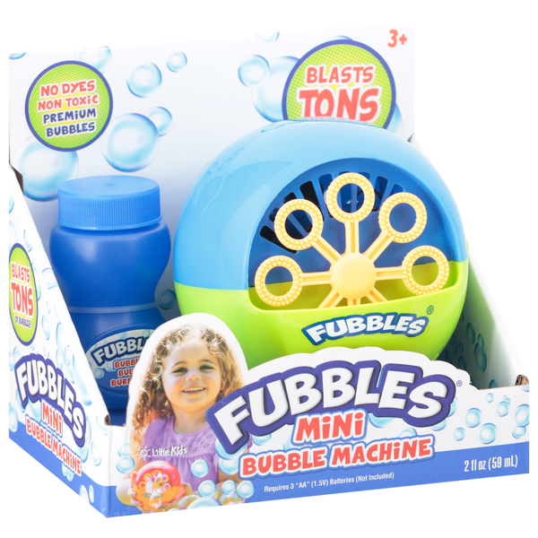 Fubbles Bubble Machine, Mini, 3+ Same-Day Delivery or Pickup