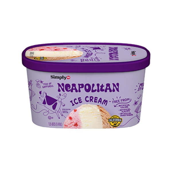 Simply GO Neapolitan Ice Cream