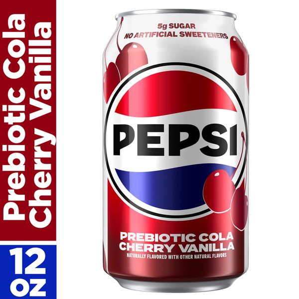 Pepsi Prebiotic Cola Cherry Vanilla Same-Day Delivery or Pickup