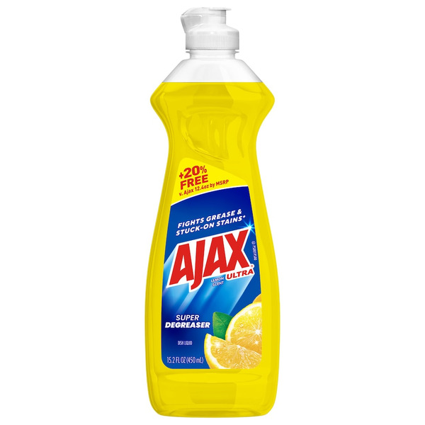 Ajax Dish Liquid, Lemon Scent, Super Degreaser