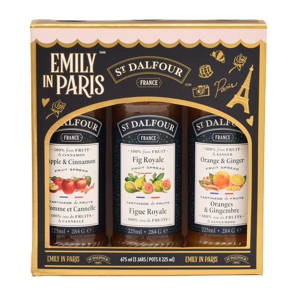 St. Dalfour Emily in Paris Spread Set 3 x 225 ml