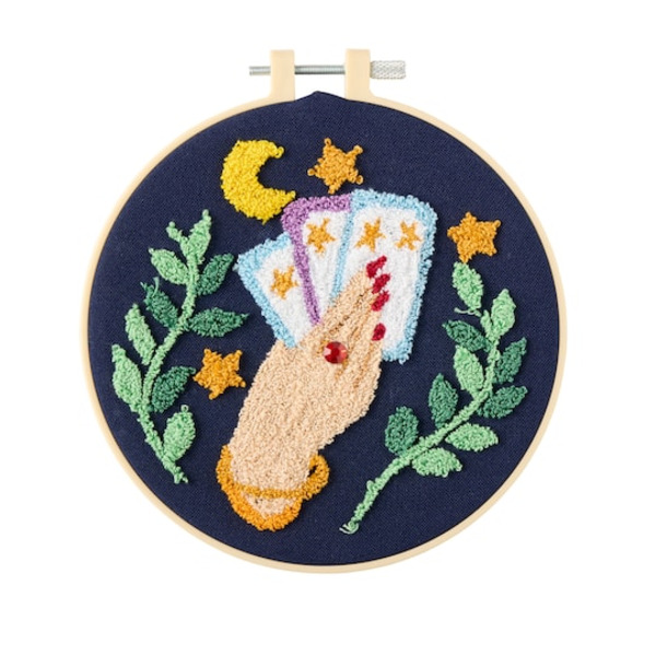 Loops & Threads Tarot Cards Halloween Punch Needle Kit