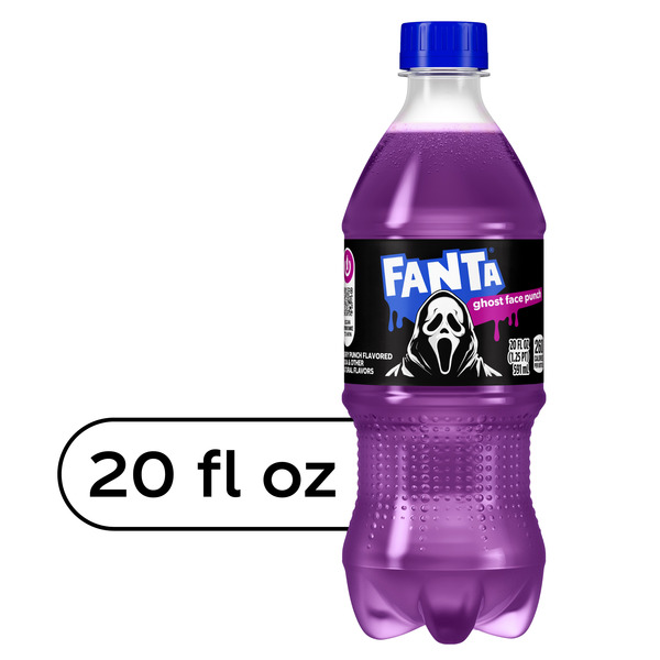 Fanta Ghost Face Punch Soda Bottle