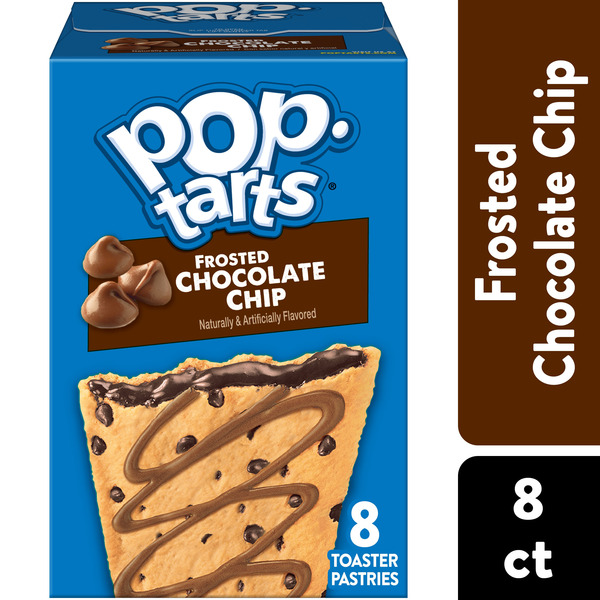 Pop-Tarts Frosted Chocolate Chip Toaster Pastries, Breakfast Foods
