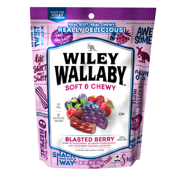 THE SWEETリトル・ウィリー/ブロックバスター プロモ！ Wiley Wallaby Blasted Berry Licorice Same-Day Delivery | Dollar Tree