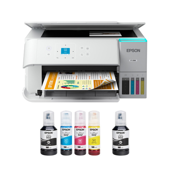 Epson EcoTank ET-2988 All-in-One Special Edition Printer with Bonus Ink Bottle - Black