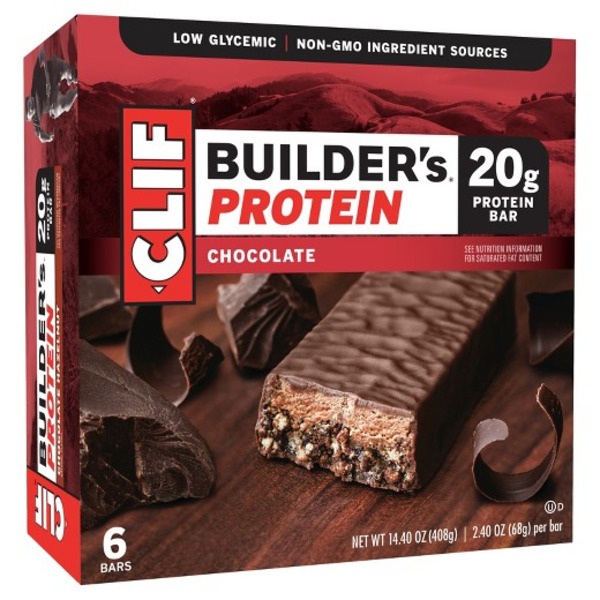 Clif Bar - Builder's Protein Chocolate - 12 Ct