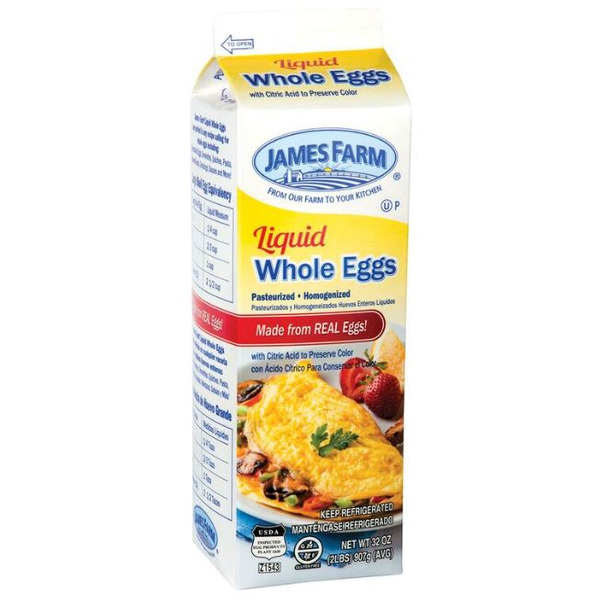 James Farm - Liquid Eggs, Whole Eggs - 2 lbs