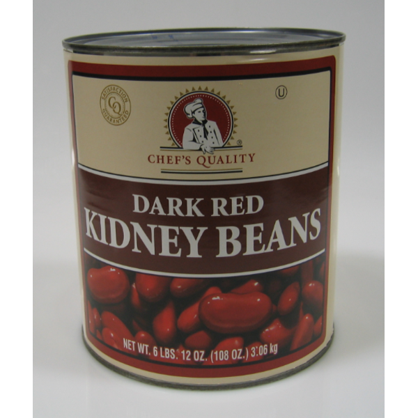 Chef's Quality - Dark Red Kidney Beans - #10 cans