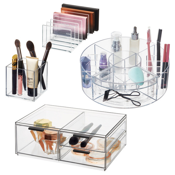 iDesign Cosmetic Organizer Set, 4-Piece
