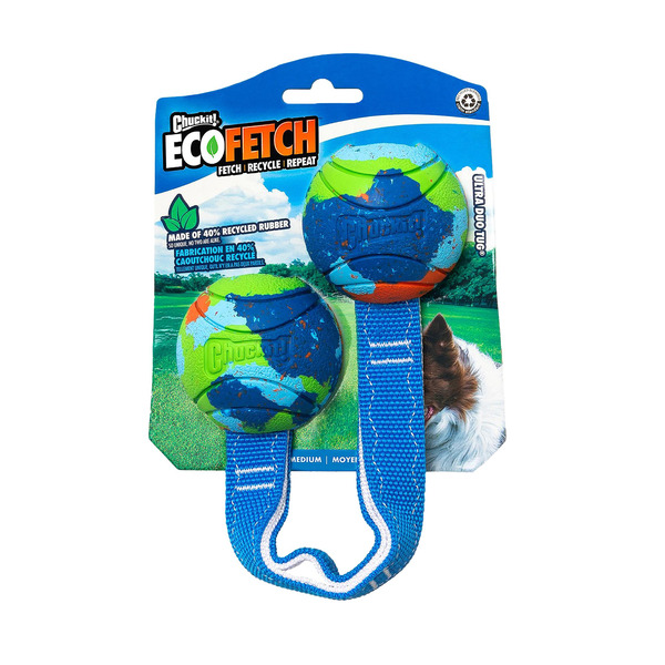 Chuckit! EcoFetch Ultra Duo Tug Dog Toy, Large