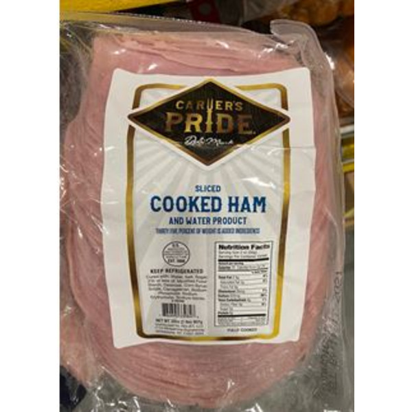 Carver's Pride - Sliced Cooked Ham 35%