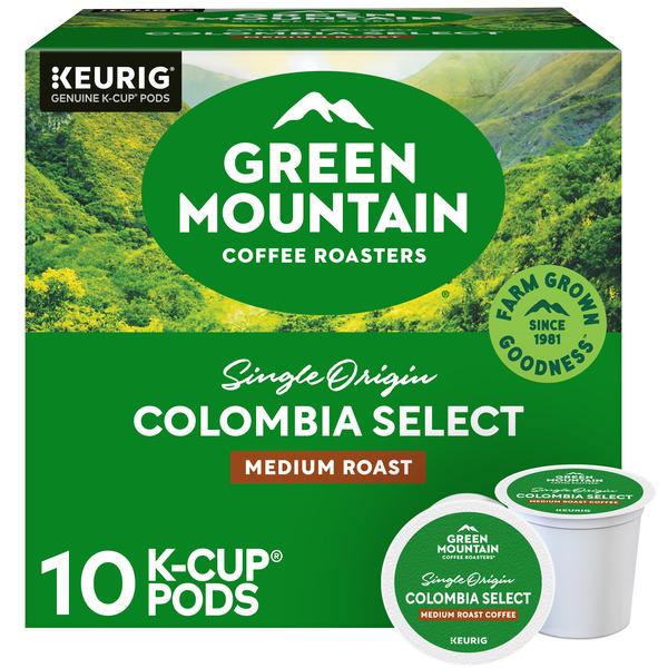 Green Mountain Coffee Roasters Colombia Select K-Cup Pods Same-Day