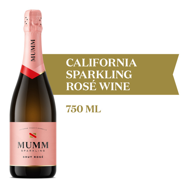 Mumm Sparkling Brut Rosé, 750ml Wine Bottle Same-Day Delivery or