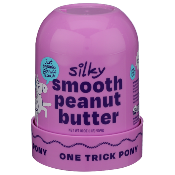 One Trick Pony Nuts Organic Silky Smooth Peanut Butter