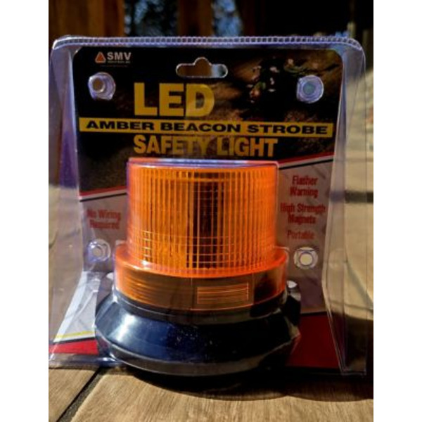SMV Industries Amber Beacon LED Strobe Safety Light