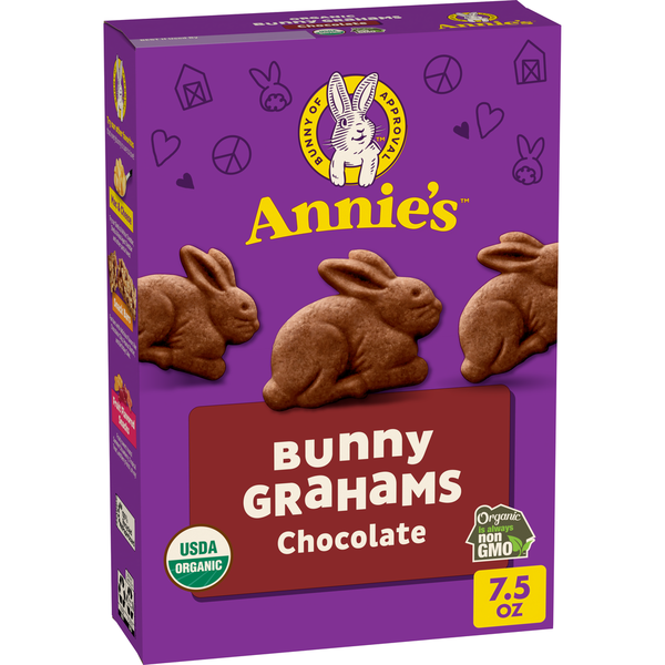 Annie's Organic Chocolate Bunny Graham Snacks Same-Day Delivery or