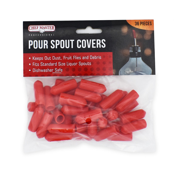 Chef Master - Pour Spout Covers - 12 Pk