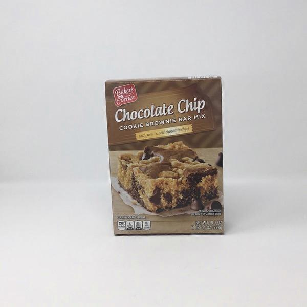 Baker's Corner Chocolate Chip Cookie Brownie Bar Mix (19.5 oz) Instacart