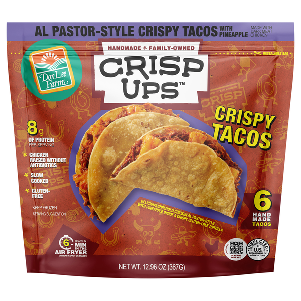 専用 DON tacos様 Don Lee Farms Crispy Tacos, with Pineapple, Al Pastor-Style Same