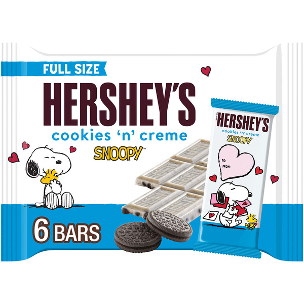 Hershey's Cookies 'n' Creme Snoopy™ and Friends, Valentine's Candy