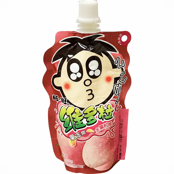 Want-Want Peach Flavor Fruit Jelly Drink