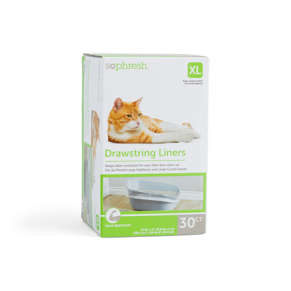 So Phresh Cnr Hbk 40Pcr Extra Large Cat Litter Liners