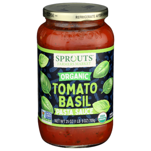 Sprouts Organic Tomato Basil Pasta Sauce