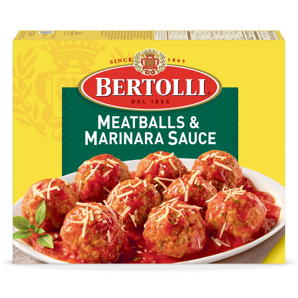 Bertolli Meatballs and Marinara Sauce, Frozen Meal