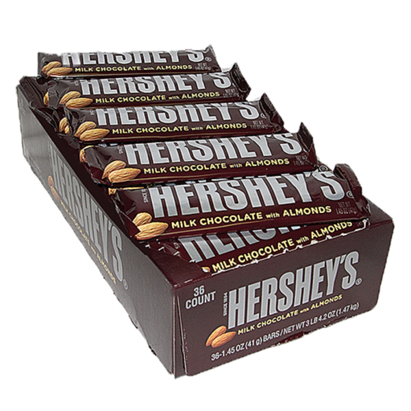 Hershey's - Milk Chocolate with Almonds - 36/1.45 oz