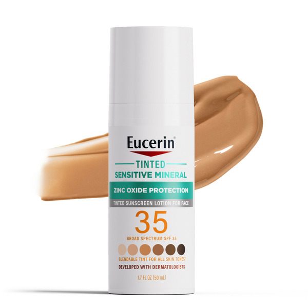 Eucerin Tinted Mineral Facescreen Lotion SPF 35 - 1.7 fl oz