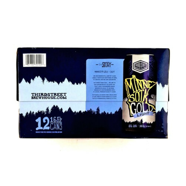 Third Street Brewhouse Minne Sota Gold Light Lager Same-Day