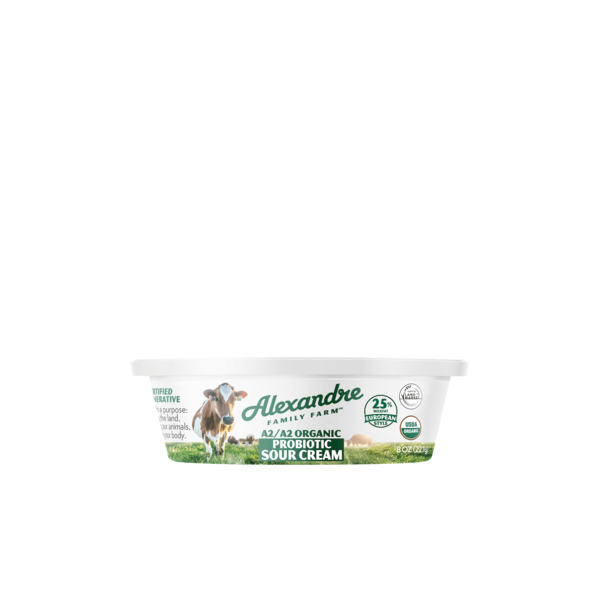 Alexandre Family Farms Organic A2/A2 Probiotic Sour Cream Same-Day