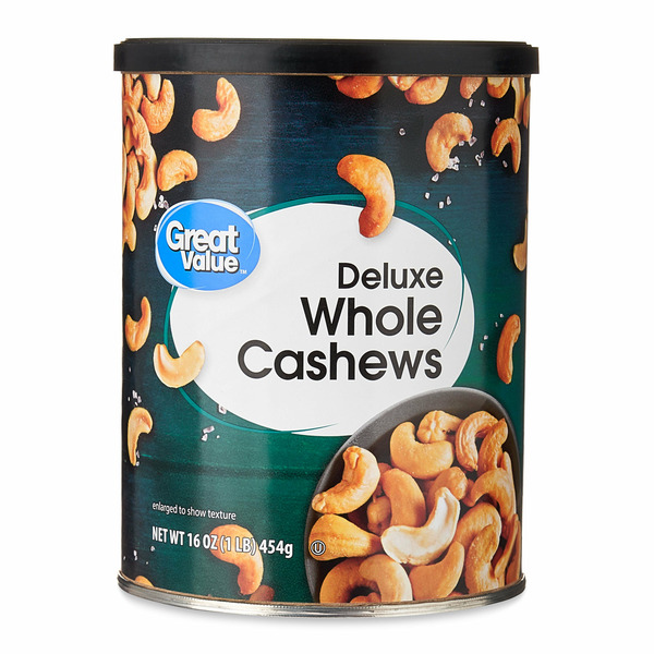 Walmart Great Value Deluxe Whole Cashews Same-Day Delivery | Instacart