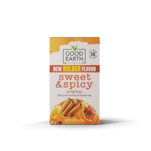Good Earth Sweet & Spicy Original Herbal Tea 18 Count Tea Bags