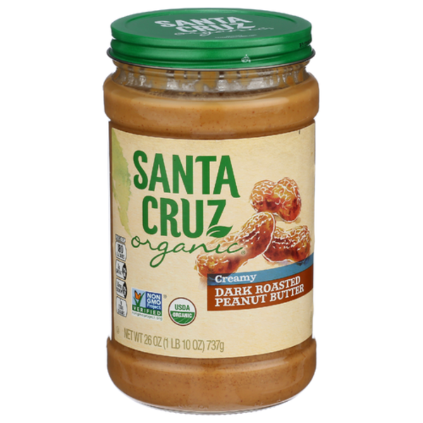 Santa Cruz Organic Creamy Dark Roasted Peanut Butter
