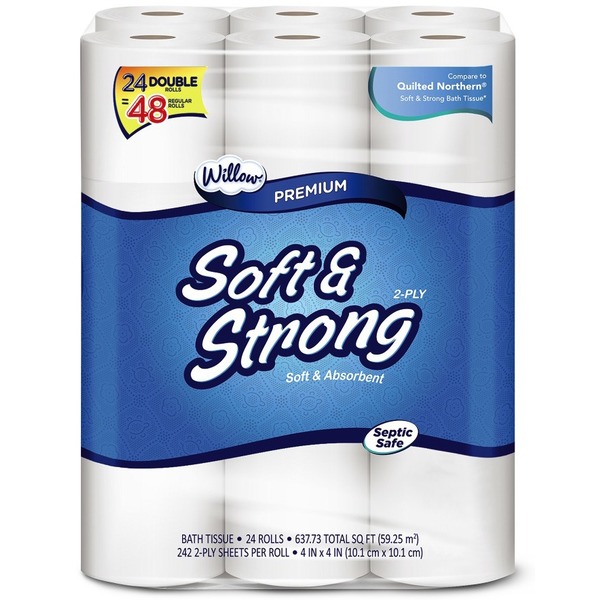 ALDI Willow Double Roll Bath Tissue SameDay Delivery or Pickup Instacart