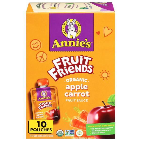 Annie's Organic Apple Carrot Fruit Sauce Same-Day Delivery or