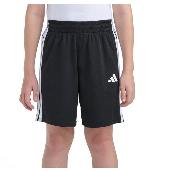 adidas Boys' 3-Stripe Shorts, Medium, 8 in
