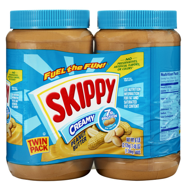 SKIPPY Creamy Peanut Butter Twin-Pack