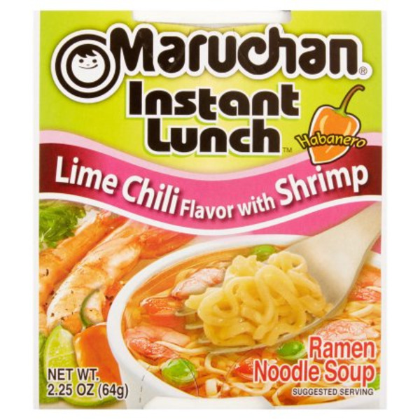 Maruchan - Shrimp, Chili & Lime Flavored Cup Noodle Soup - 12/2.25 oz Cup