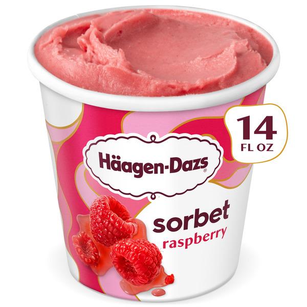 Sorbet - Crucial × Paragon ① Haagen-Dazs Raspberry Sorbet Same-Day Delivery or Pickup | Save Mart