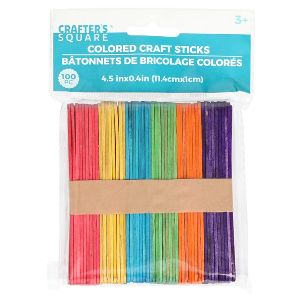 PDQ Colored Wood Craft Sticks Same-Day Delivery | Dollar Tree