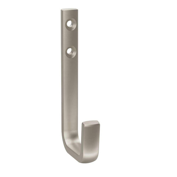 Home Decorators Collection 4 In. H, Zinc Single Wall Hook, 35 Lb. Load Capacity, Brushed Nickel