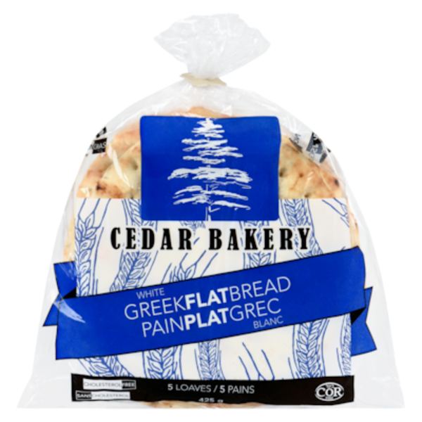 Bread 425 Your Independent Grocer Cedar Wood Bakery Greek White Pita Bread Same ...